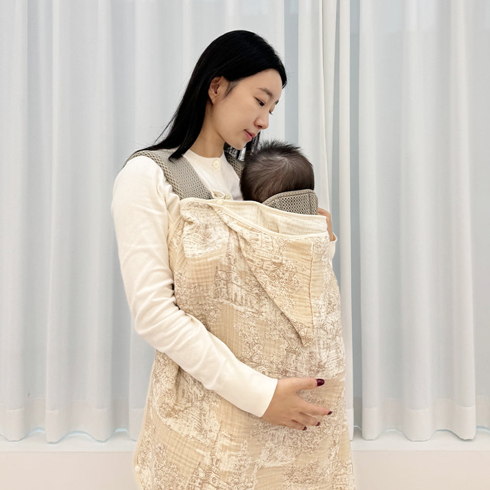 Angelic 3-layered gauze  All-in-One Carrier Warmer