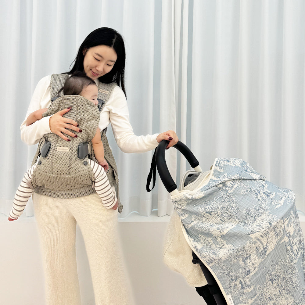 Angelic 3-layered gauze  All-in-One Carrier Warmer